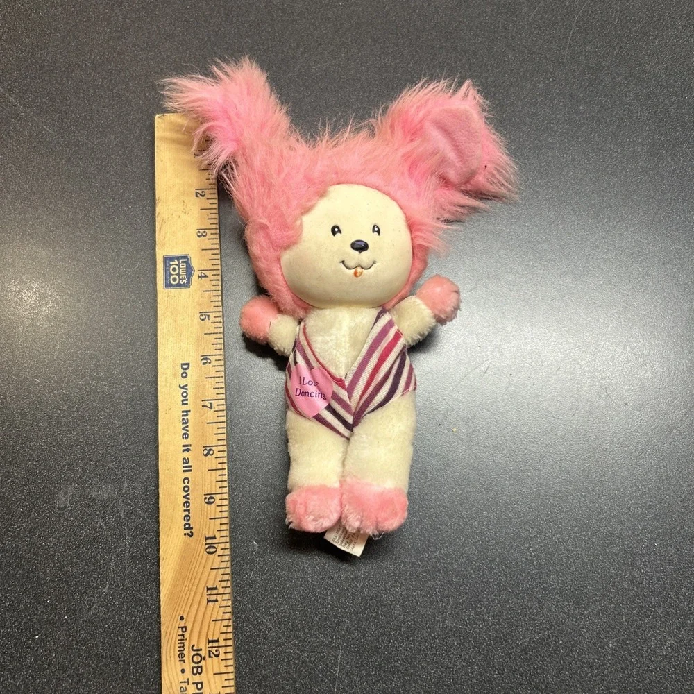 Poochie Vintage Dog Plush 1983 Mattel I love dancing leotard 8